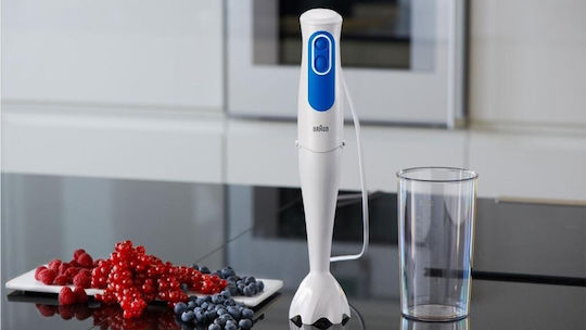 Braun MQ3020 Ραβδομπλέντερ με Πλαστική Ράβδο 700W Λευκό