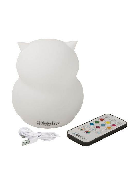 Bbluv Led Kids Decorative Lamp Hibu with Color Changes White 10x8.9x12.2εκ.
