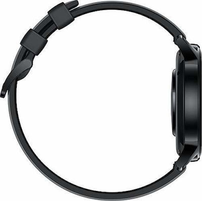 Honor MagicWatch 2 Stainless Steel 42mm Αδιάβροχο με Παλμογράφο (Agate Black)