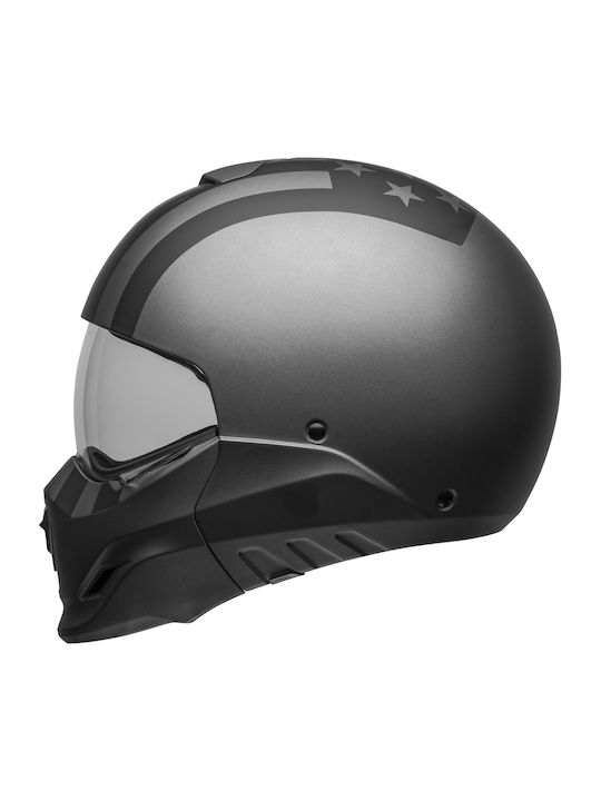 Bell Broozer Free Ride Matte Gray/Black Κράνος Μηχανής Modular ECE 22.05 1400gr