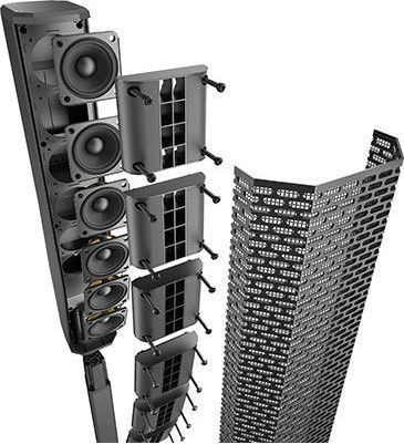 Electro-Voice Evolve 30Μ Set mit Aktiven Sprecher PA 1000W mit Woofer 10" 95x15.7x62cm.