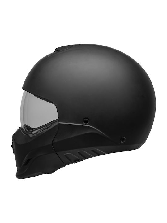 Bell Broozer Solid Matte Black Motorcycle Helmet Modular ECE 22.06 1350gr