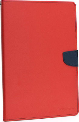 Mercury Fancy Diary Klappdeckel Synthetisches Leder / Silikon Rot (iPad mini 2019)