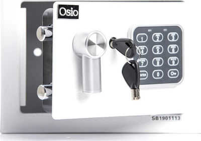 Osio Hotel Safe with Digital Lock L23xW17xH17cm OSB-1723WH