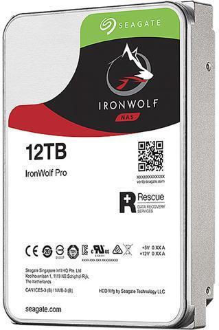 Seagate IronWolf Pro 12TB HDD Hard Drive 3.5" SATA III 7200rpm with 256MB Cache for NAS