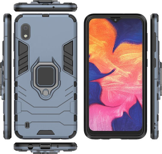 Hurtel Ring Armor Back Cover Πλαστικό Μπλε (Galaxy A10)