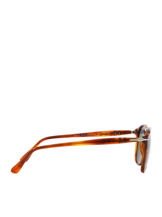 Persol Unisex Γυαλιά Ηλίου με Καφέ Ταρταρούγα Κοκκάλινο Σκελετό PO9649S 96/56