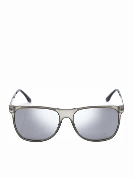 Carrera Men's Sunglasses with Gray Plastic Frame and Gray Lens CA6011/S 8JXT4