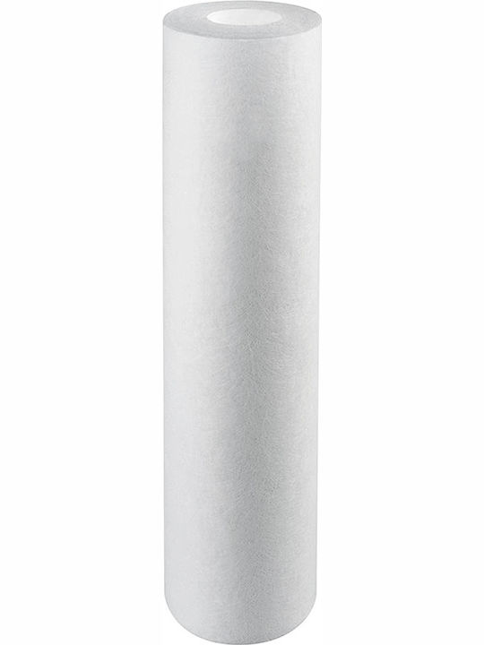 QWaterFilters Ανταλλακτικό Φίλτρο Νερού Άνω και Κάτω Πάγκου από Πολυπροπυλένιο 10" PP-10" 1 μm