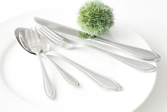 Mulex Boston Set de Tacâmuri Argintiu 68buc cu Set de tacâmuri