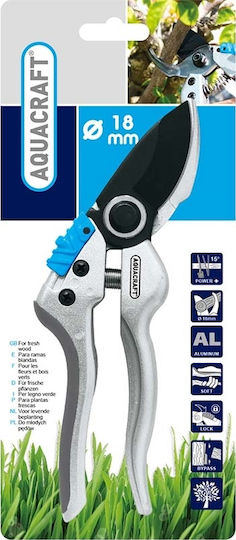 Aquacraft Ψαλίδι Κλαδέματος Τύπου Αμόνι Μήκους 25.3cm με Μέγιστη Διάμετρο Κοπής 18mm
