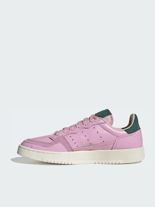 Adidas Supercourt Femei Sneakers True Pink / Collegiate Green