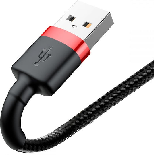 Baseus Cafule IP Edition Braided USB-A to Lightning Cable Black 1m (CALKLF-B19)