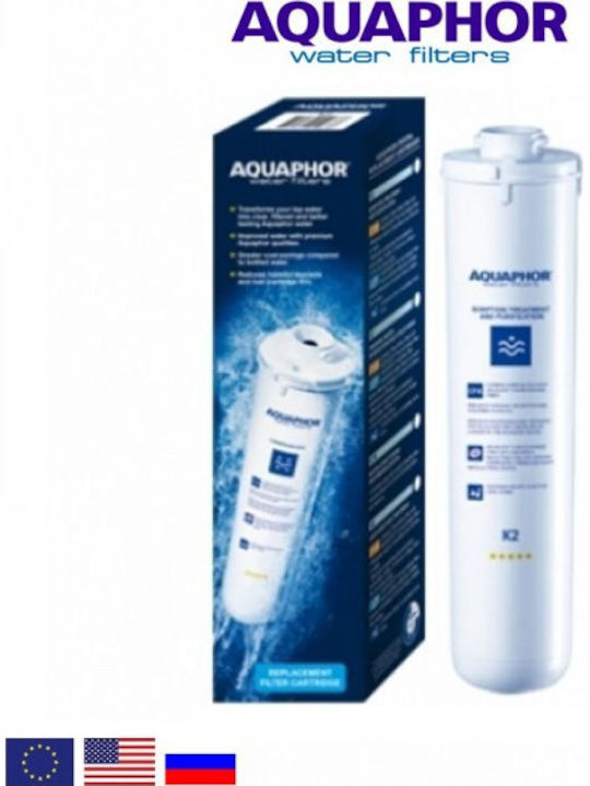 Aquaphor Countertop and Under Sink Water Filter Replacement made of Activated Carbon 10" K2 3 μm