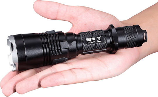 NiteCore Lumină de lucru și de sit, cu baterie Lanternă LED Lumini de lucru și de sit, IPX8 cu Luminozitate Maximă 1000lm MH27UV Negru