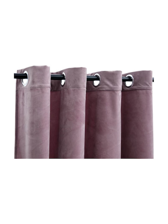 vidaXL vidaXL Vorhänge mit Grommets Rosa Antike Samt 140x175cm