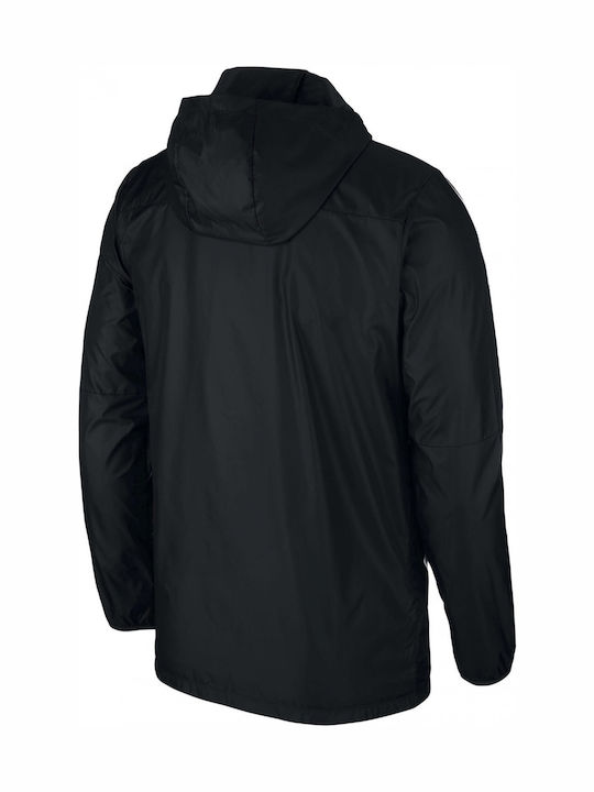 Nike Waterproof Kids' Sports Jacket Short with Hood Black AA2091