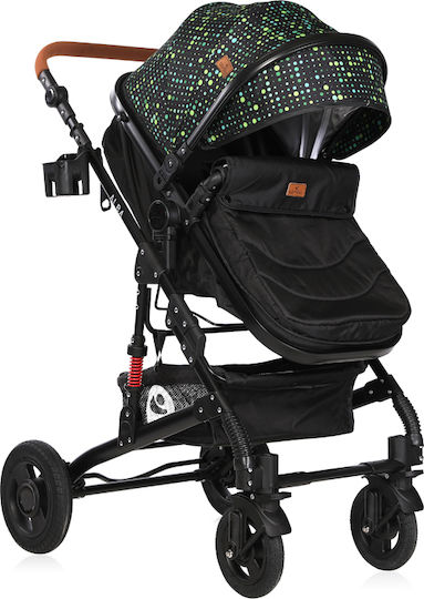 Lorelli Alba Multi Stroller Adjustable 2 in 1 Baby Stroller Suitable for Newborn Black 11.15kg