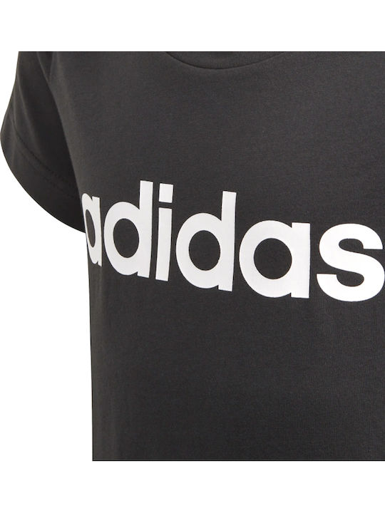 Kinder-T-Shirt Schwarz ESSENTIALS LINEAR