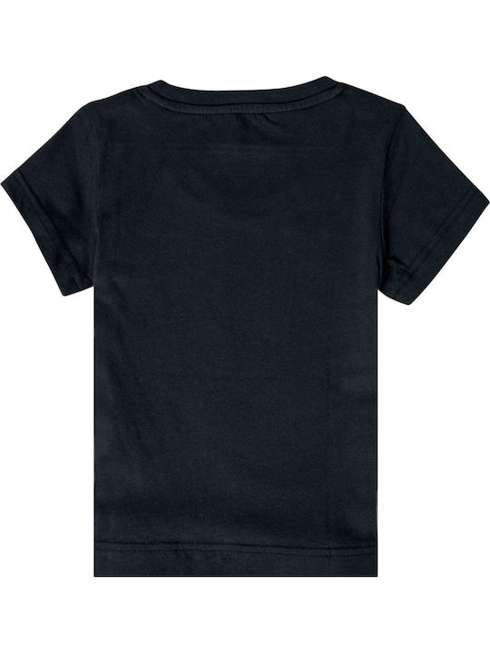 Kinder-T-Shirt Schwarz ESSENTIALS LINEAR