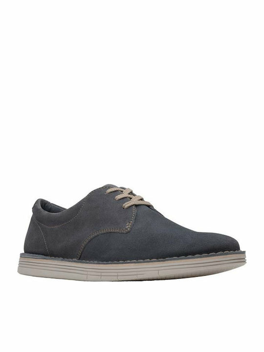 Clarks Forge Vibe Suede Ανδρικά Casual Παπούτσια Ανατομικά Μπλε
