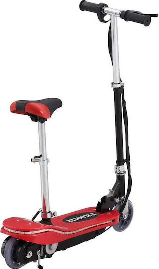 vidaXL Electric Children's Scooter with 12km/h Max Speed in Red Color with Seat