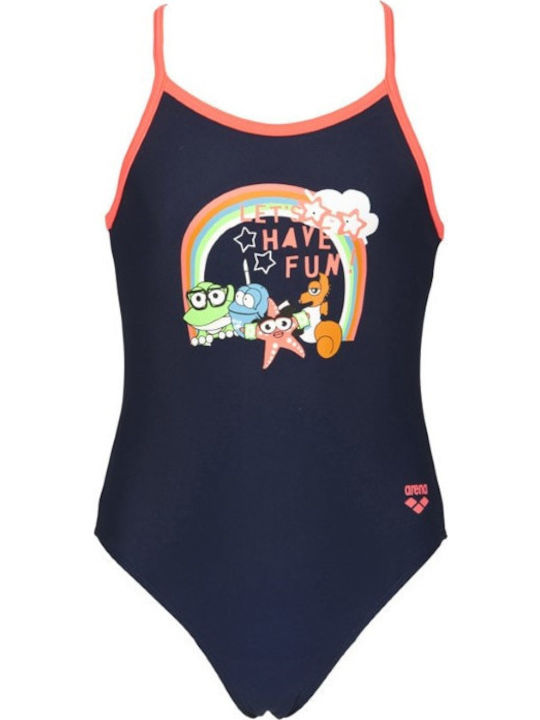 Arena Kids Swimwear One-Piece Navy Blue