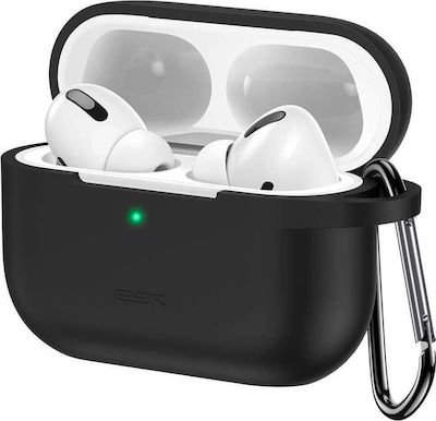 ESR Pro Bounce Hülle Silikon mit Haken in Schwarz Farbe für Apple AirPods Pro