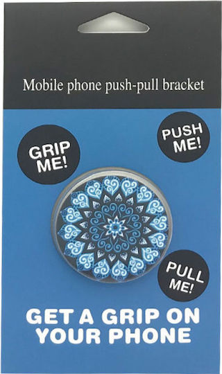 Pop Socket Κινητού Mandala Μπλε