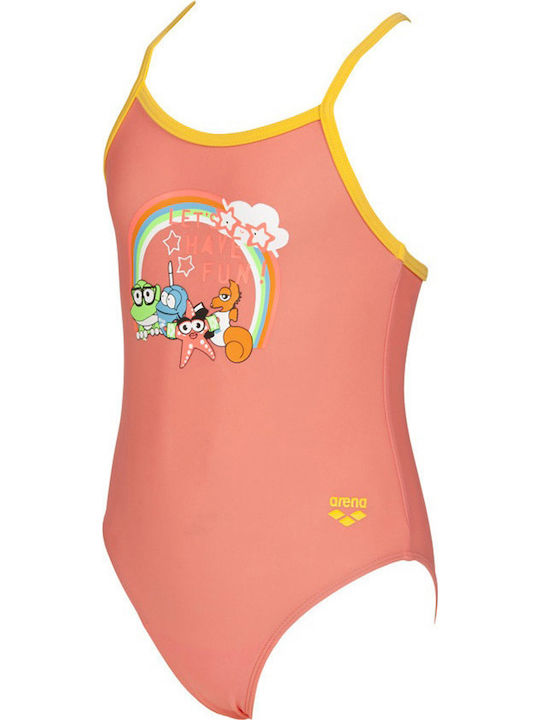 Arena Kids Swimwear One-Piece Orange