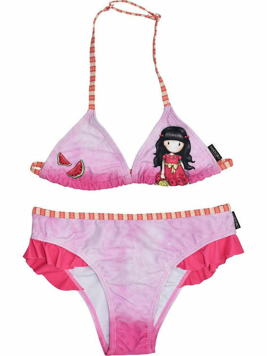 Santoro Costum de baie pentru copii Bikini Fuchsia