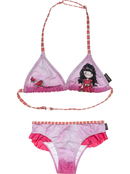 Santoro Costum de baie pentru copii Bikini Fuchsia