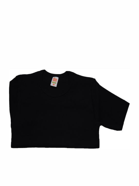 Nina Club Kids Short-Sleeved Undershirt Black