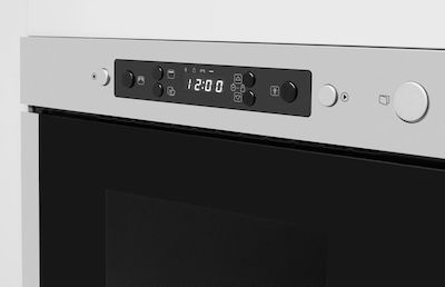 Whirlpool AMW 490 IX Εντοιχιζόμενος Φούρνος Μικροκυμάτων 22lt Inox
