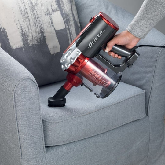 Ariete Handy Force Ηλεκτρική Σκούπα 2 σε 1 Stick & Χειρός 600W Κόκκινη