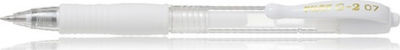 Pilot Στυλό Gel 0.7mm με Λευκό Mελάνι G-2 Pastel