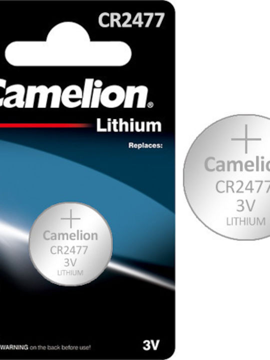 Camelion Lithium Watch Battery CR2477 3V 1pcs