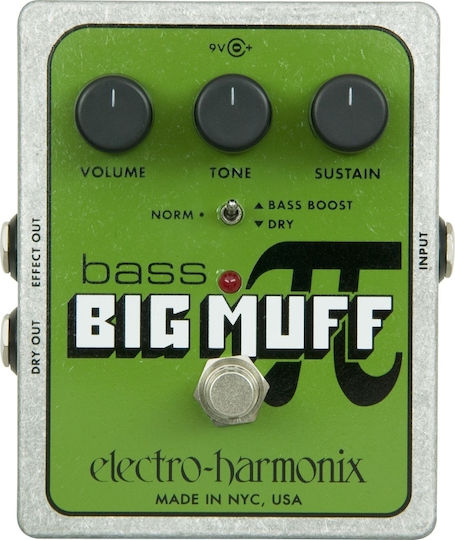 Electro-Harmonix Bass Big Muff Pi Pedals Effect Distortion Electric Bass