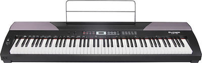 Thomann Electric Stage Piano DP-26 with 88 Weighted Keys Built-in Speakers and Connection with Headphones and Computer Black