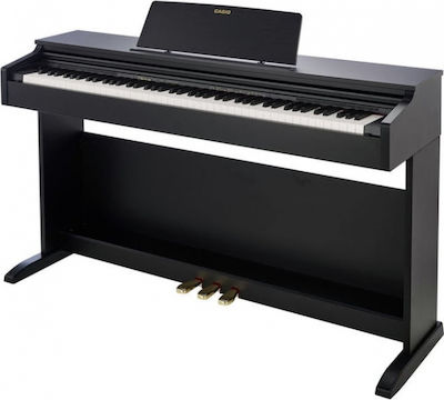 Casio Ηλεκτρικό Όρθιο Πιάνο AP-270 Celviano με 88 Βαρυκεντρισμένα Πλήκτρα Ενσωματωμένα Ηχεία και Σύνδεση με Ακουστικά και Υπολογιστή Satin Black