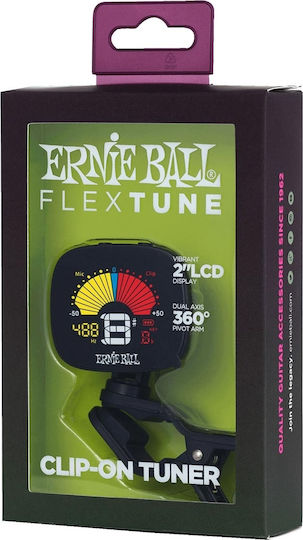 Ernie Ball Chromatic Tuner FlexTune in Black Color