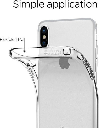 Spigen Liquid Crystal Back Cover Silicon Transparent (iPhone XS Max) 065CS25122