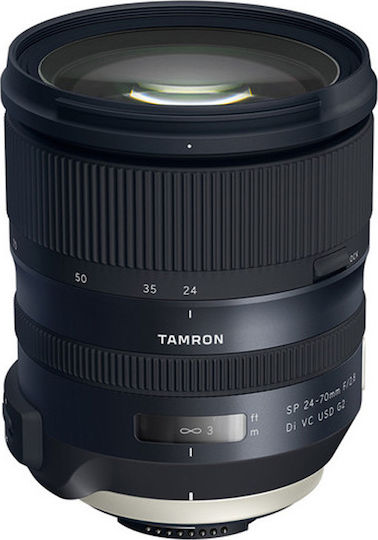 Tamron Full Frame Φωτογραφικός Φακός 24-70mm f/2.8 Di VC USD G2 Standard Zoom για Nikon F Mount Μαύρος