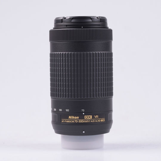 Nikon Crop Φωτογραφικός Φακός AF-P DX Nikkor 70-300mm f/4.5-6.3G ED VR Tele Zoom για Nikon F Mount Μαύρος