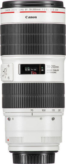 Canon Full Frame Camera Lens 70-200mm f/2.8L IS III USM Tele Zoom for Canon EF Mount White