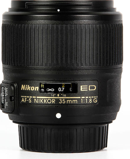 Nikon Full Frame Φωτογραφικός Φακός AF-S Nikkor 35mm f/1.8G ED Σταθερός για Nikon F Mount Μαύρος