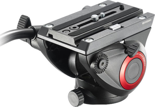 Manfrotto Lightweight Fluid Tripod Video Head With Flat Base Neigekopf - Video
