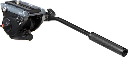 Manfrotto Lightweight Fluid Tripod Video Head With Flat Base Neigekopf - Video