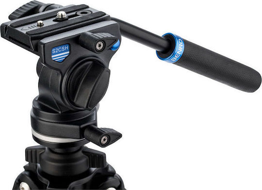 Benro Videostative Video Stand Kit Slim aus Aluminium und Belastbarkeit 2.5kg bis 145cm