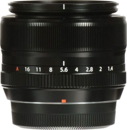 Fujifilm Crop Φωτογραφικός Φακός Fujinon XF35mm F1.4 R Σταθερός για Fujifilm X Mount Μαύρος
